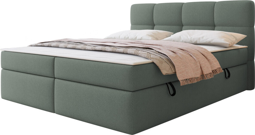Leckersbo Sengpakke Kontinentalseng 160x200 cm - Grønn