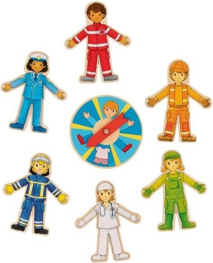 Wooden Puzzle Game Professions 38 pcs. Tre