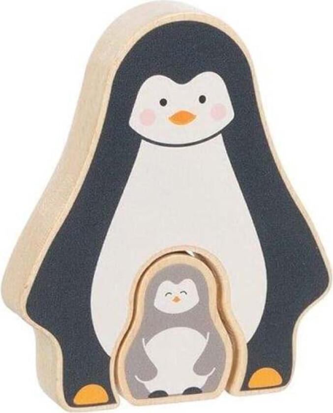 Wooden Puzzle Standing Penguin 2 pcs. Tre