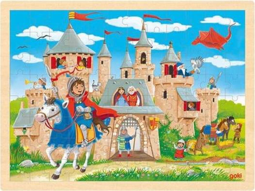 Wooden Jigsaw Puzzle Knight's Castle 96 pcs. Tre