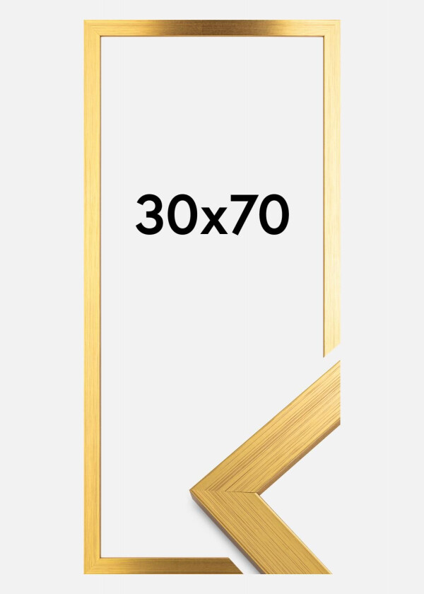 Ramme Gold Wood 30x70 Cm