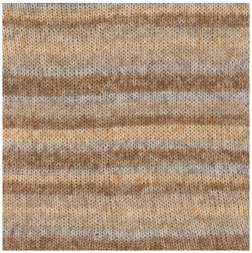garn , Fabel long print 651 Sand UTGÅR