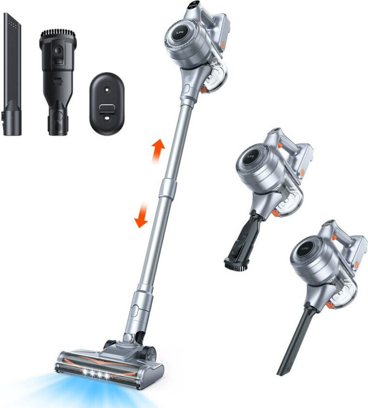 Ilife H80 trådløs støvsuger - 35 min, 350 ml - Grå