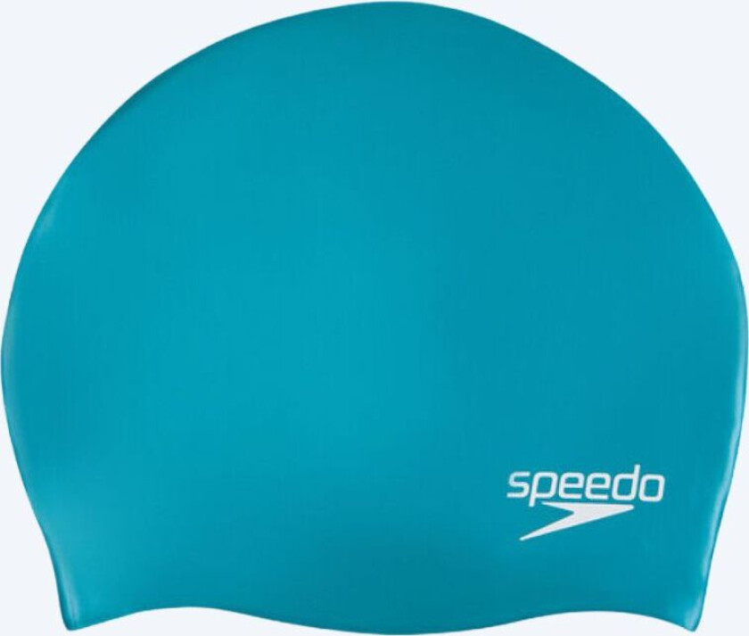 badehette til junior (6-16) - Plain - Lyseblå/hvit