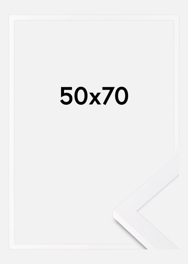 Ramme Selection Akrylglass Hvit 50x70 Cm