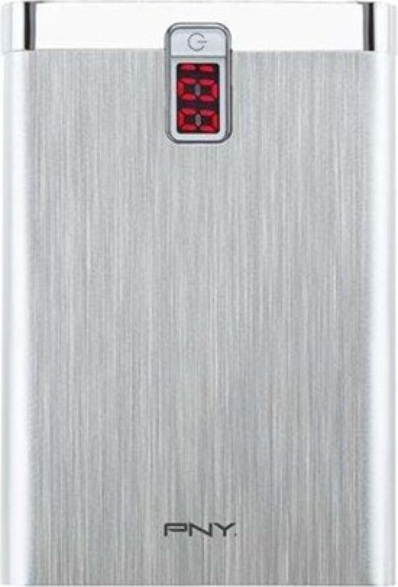 PowerPack Digital 7800 - 7800mAh Nødlader - Sølv - 7.8 Wh
