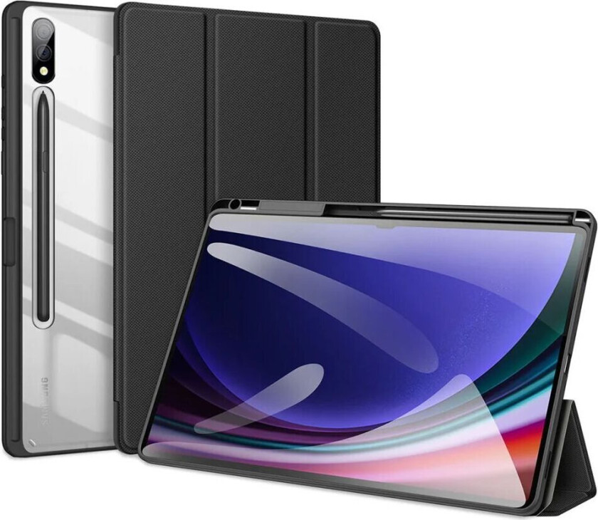 Samsung Galaxy Tab S10 Plus DUX DUCIS TOBY Series - Støtsikkert Flipdeksel - Svart