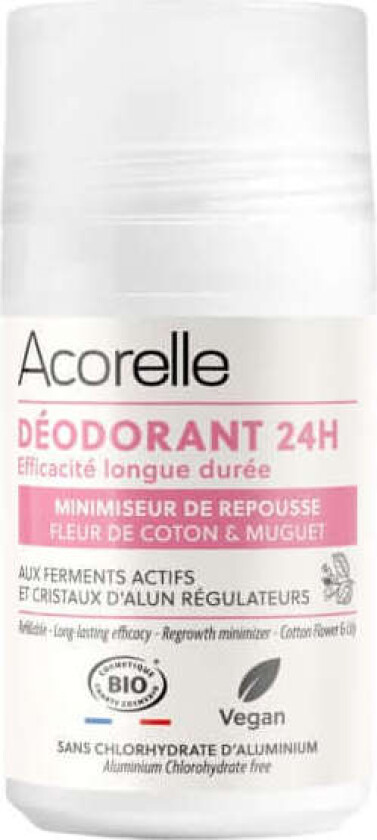 24h Deodorant Hair Regrowth Minimizer - Cotton Flower & Lily