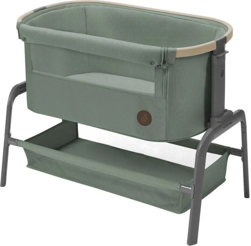 Iora Bedside Crib, Green
