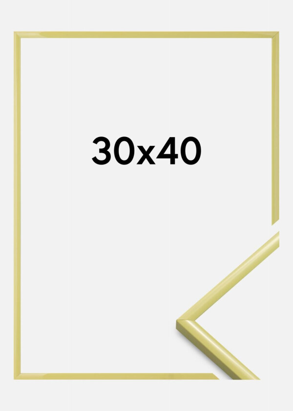 Ramme New Lifestyle Akrylglass Lysegul 30x40 Cm