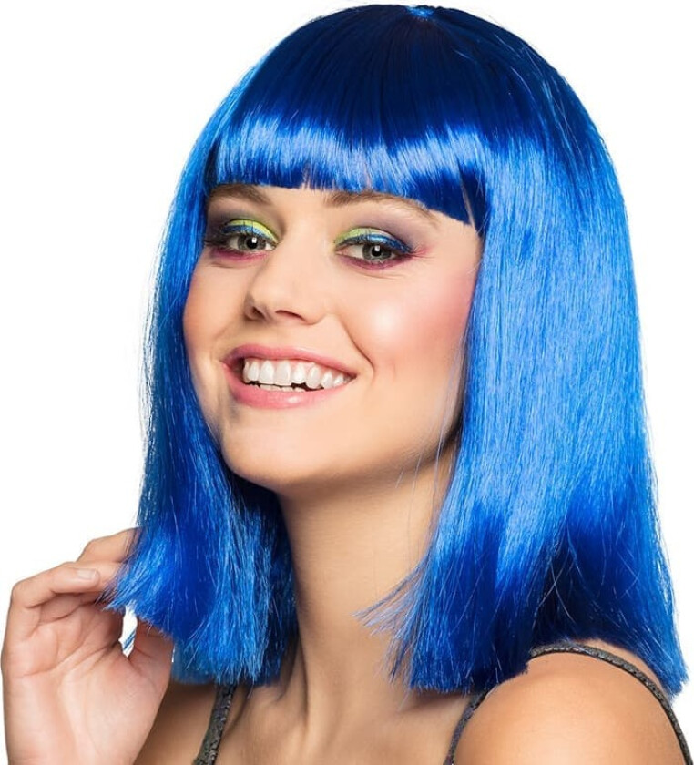 Parykk Dance Neon blå