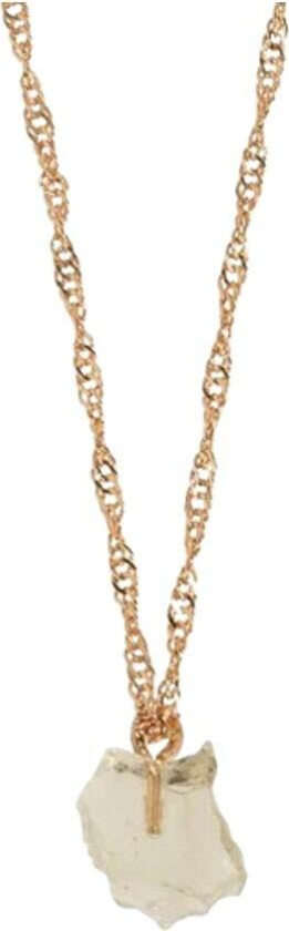 You Are Strong Citrine Necklace Gold