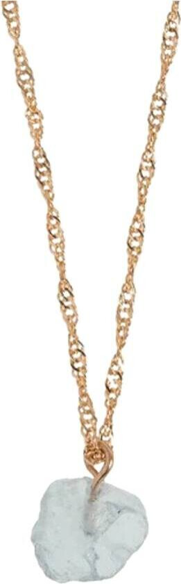 Looking Good Aquamarine Necklace Gold
