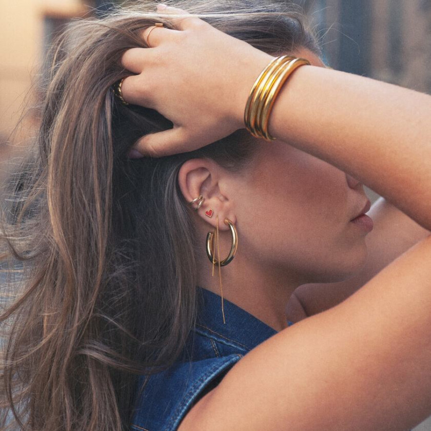 Thea Chain Earrings Gold