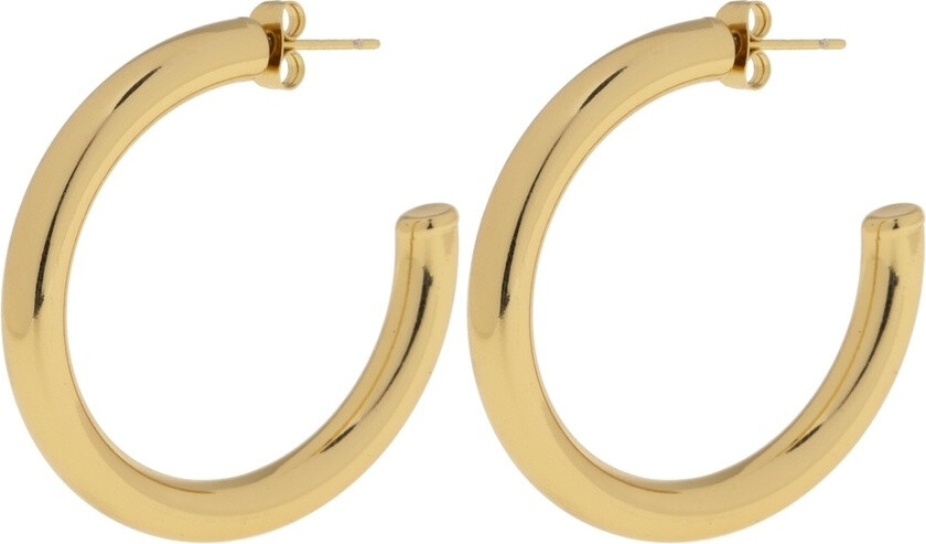 Elianna Large Statement Hoop Earrings Stainless St