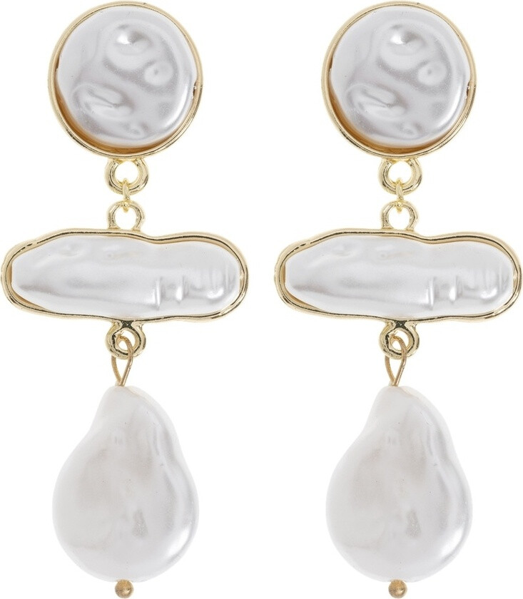 Rivers Statement Faux Pearl Earrings