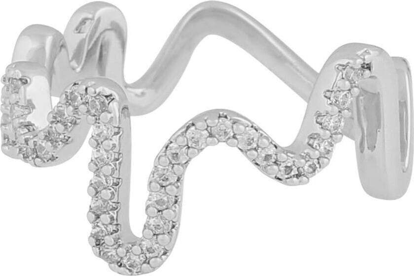 Snö Of Sweden Mayfair Irregular Ring Silver/Clear S
