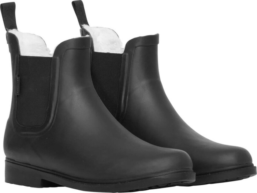 Womens Malme Rubber Fleece Boots Black Beauty 36