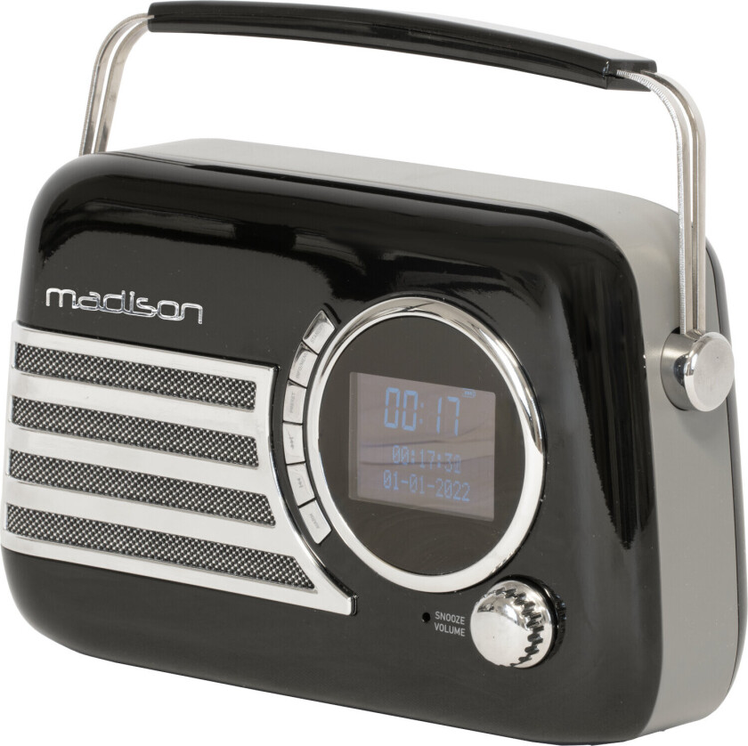Madison Retro Radio med Bluetooth, FM og DAB