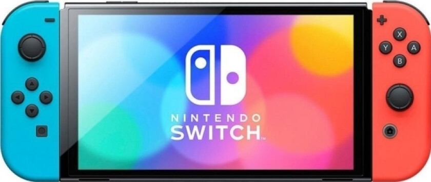 Switch OLED Neon Blå/Neon Rød