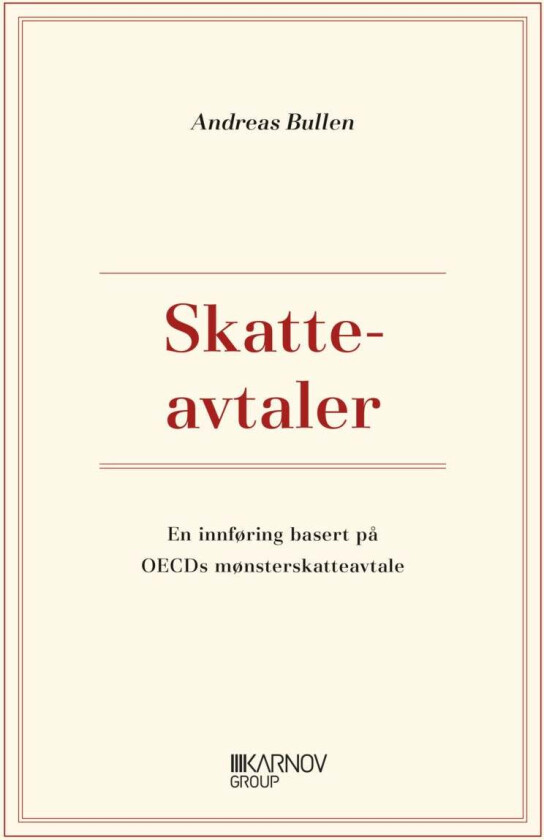 Skatteavtaler av Andreas Bullen