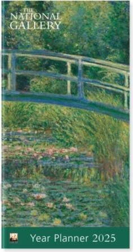 National Gallery: Monet, The Water-Lily Pond 2025 Year Planner - Month to View