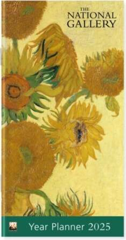 National Gallery: Van Gogh, Sunflowers 2025 Year Planner - Month to View