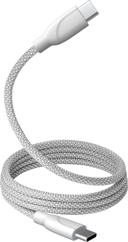 Sandstrom magnetisk USB-C til USB-C kabel 1 m (grå)