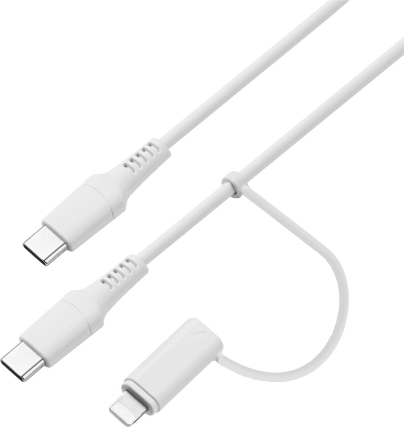 USB-C til USB-C-kabel med Lightning-adapter (3m)