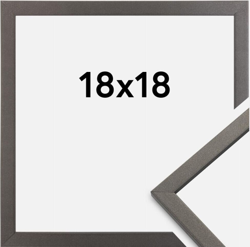 Ramme Edsbyn Grafitt 18x18 Cm