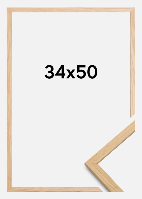 Ramme Edsbyn Akrylglass Eik 34x50 Cm