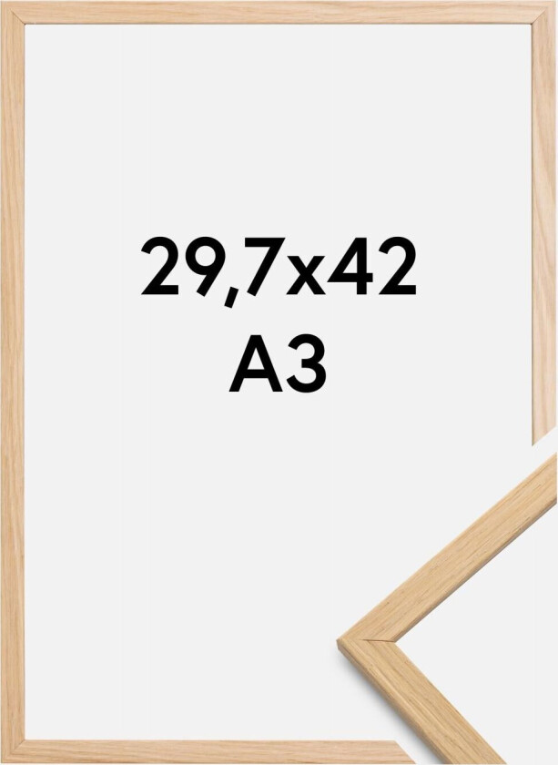 Ramme Edsbyn Eik Premium Antireflex 29,7x42 Cm (A3)