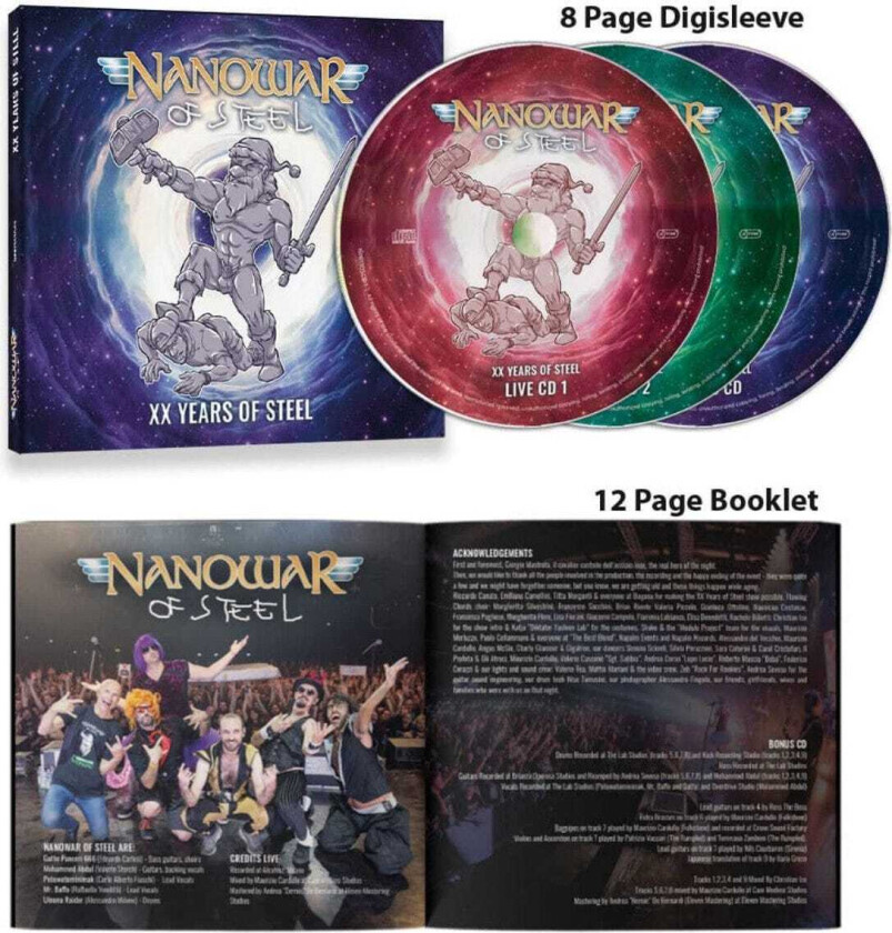 Nanowar Of Steel XX Years of Steel CD