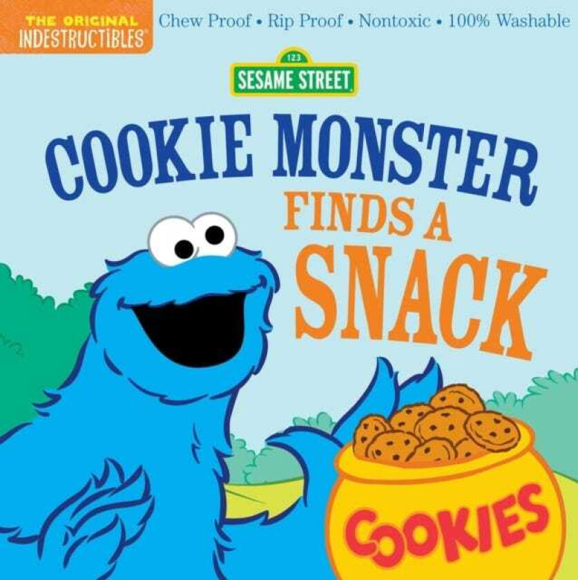Indestructibles: Sesame Street: Cookie Monster Finds a Snack Chew Proof · Rip Proof · Nontoxic · 100% Washable (Book for Babies, Newborn Books, Safe to Chew)