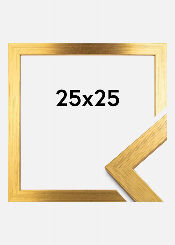 Ramme Gold Wood Akrylglass 25x25 Cm
