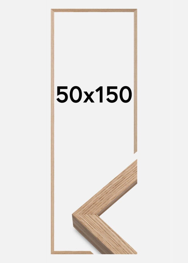 Ramme Amanda Box Akrylglass Eik 50x150 Cm