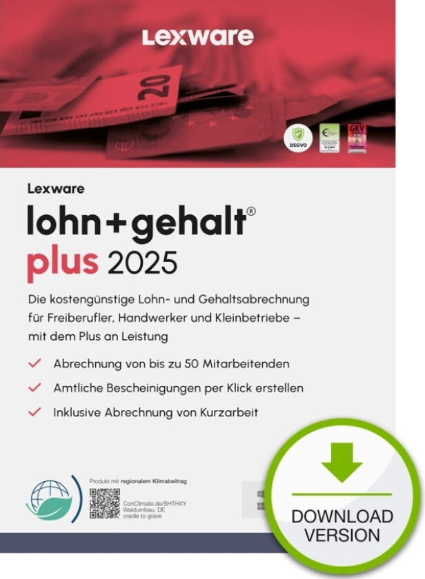 Program Lexware Esd / Lexware Lohn+Gehalt Plus 2025 / Online Download