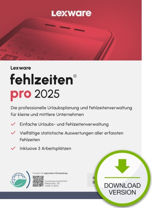 Program Lexware Esd / Lexware Fehlzeiten Pro 2025 / Online Download