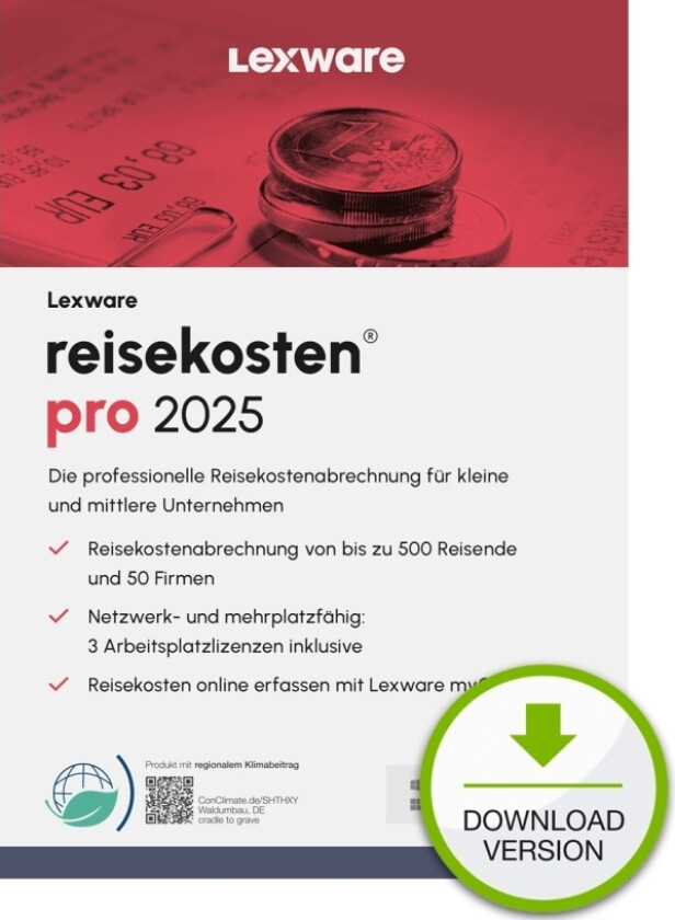 Program Lexware Esd / Lexware Reisekosten Pro 2025 / Online Download