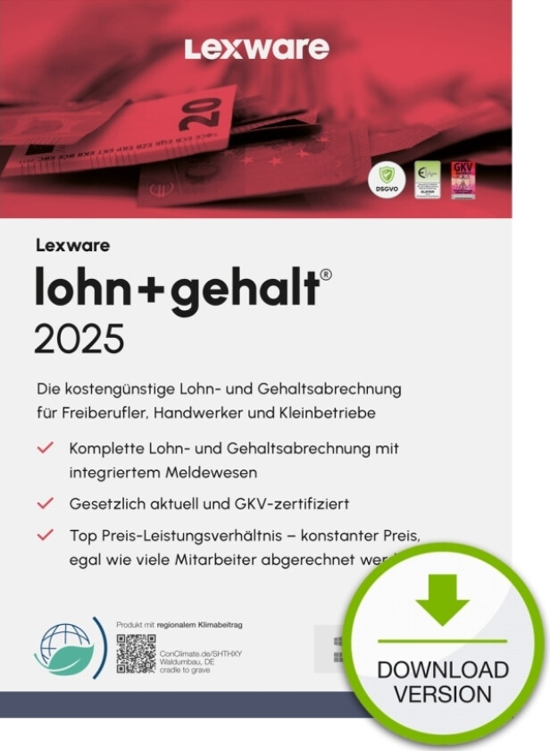 Program Lexware Esd / Lexware Lohn+Gehalt 2025 / Online Download