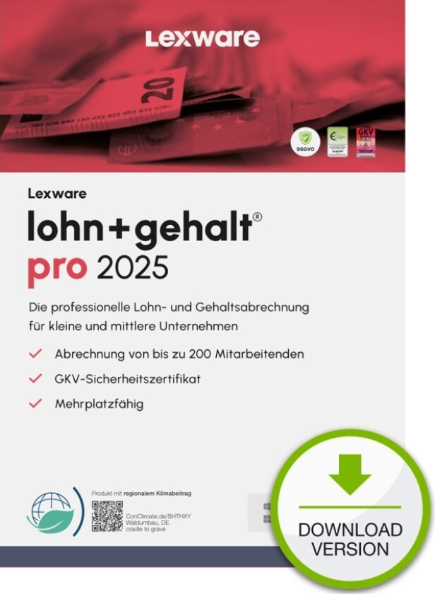 Program Lexware Esd / Lexware Lohn+Gehalt Pro 2025 / Online Download