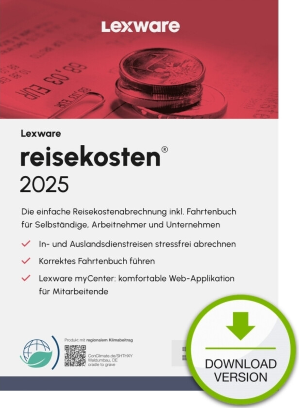 Program Lexware Esd / Lexware Reisekosten 2025 / Online Download