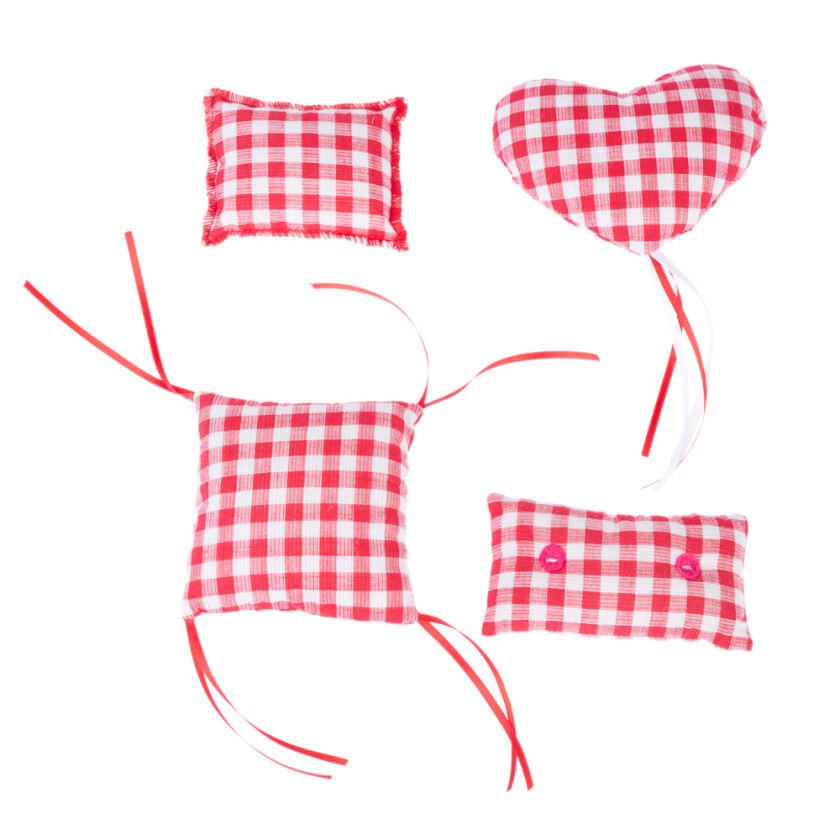 Vichy kattemyntepute  - 4-delt sett