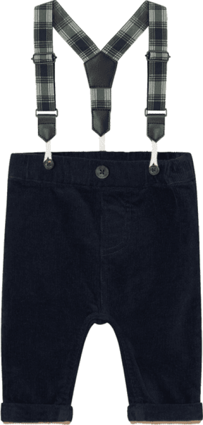 Name It Nbmben kordfløyelbukse til baby, Dark Sapphire