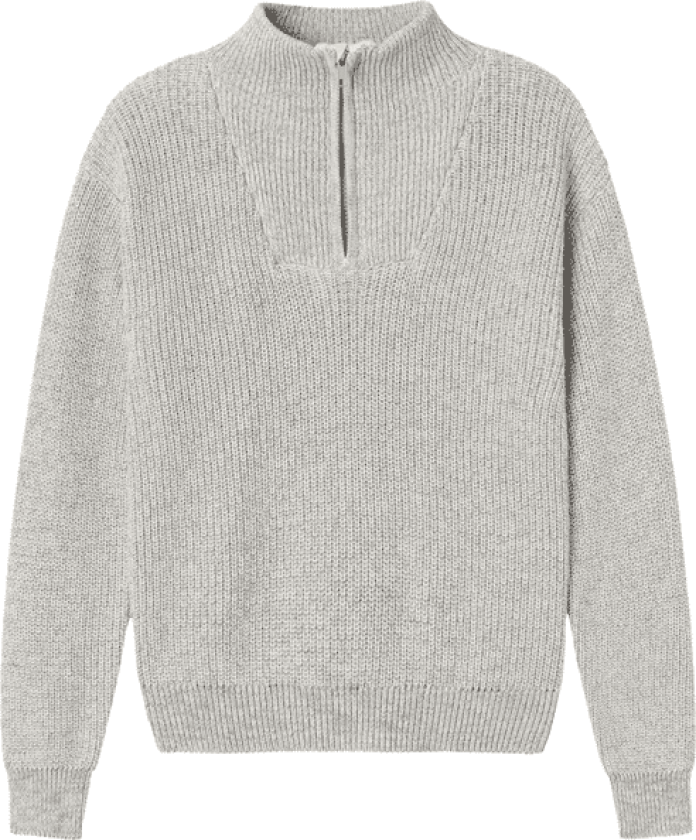 Name It Nkmsafalle strikket genser til barn, Grey Melange
