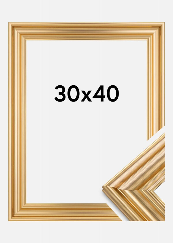 Bilde av Focus Ramme Charleston Gull 30x40 Cm
