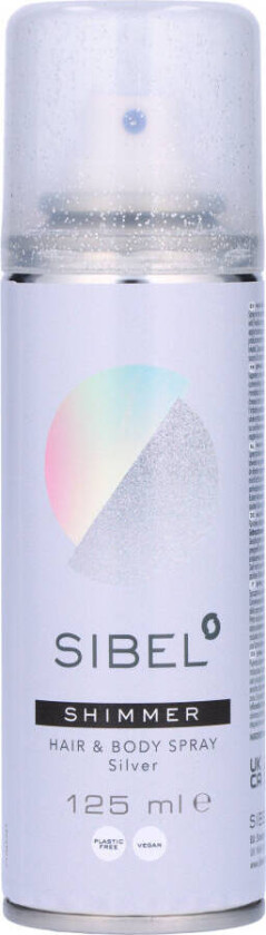 Shimmer Hair & Body Spray Silver 125 ml