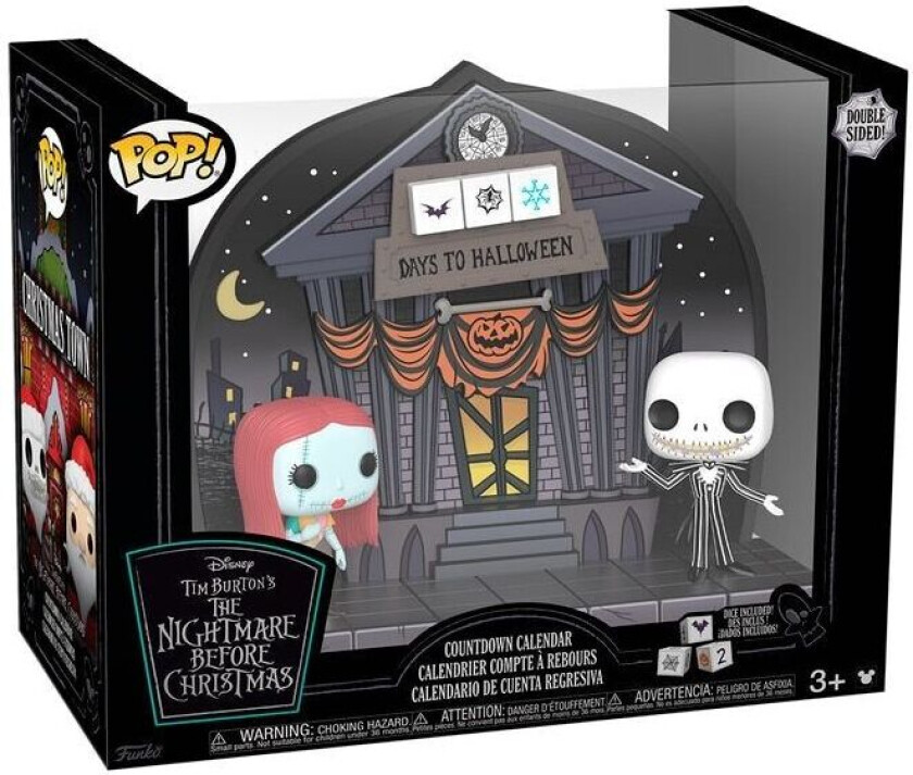 POP figure Disney The Nightmare Before Christmas Dual-Sided Countdown Calendar