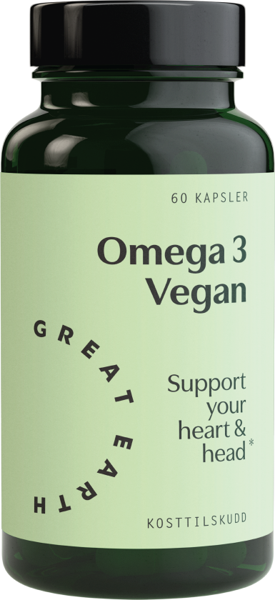 Omega 3 Vegan kapsler, 60 stk.