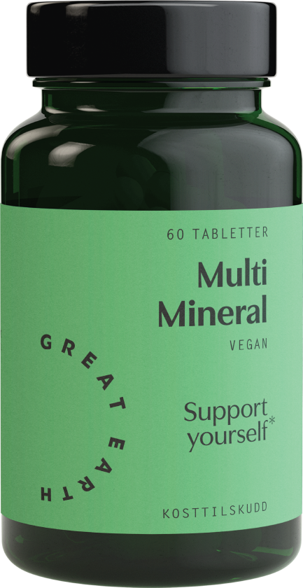 Multi Mineral tabletter, 60 stk.